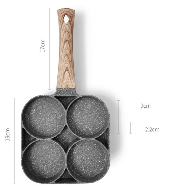 Four Hole Omelette Pan - Relaxing Cozy Home