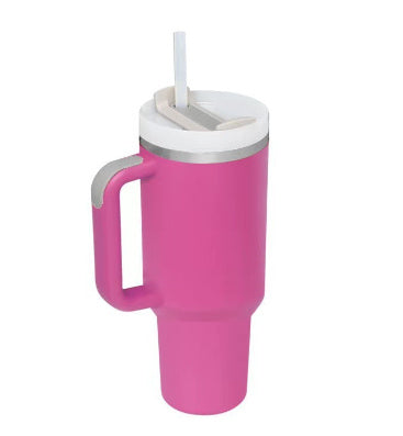 Insulated Tumbler with Handle - Relaxing Cozy Home