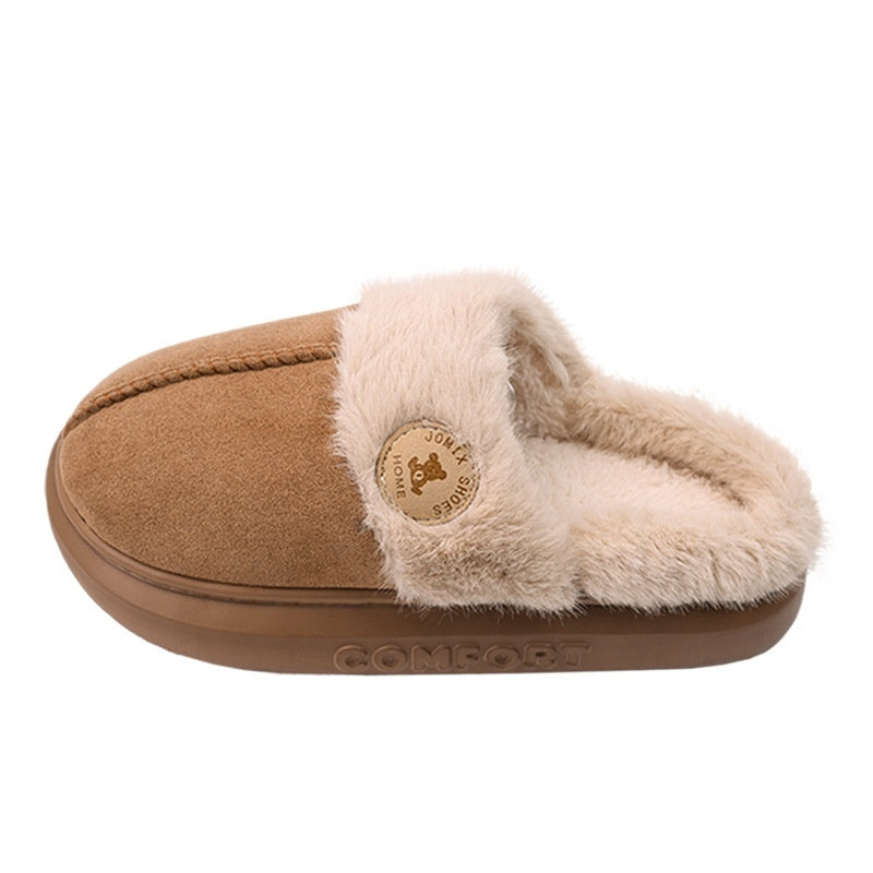 Cozy Winter Plush Slippers - Relaxing Cozy Home