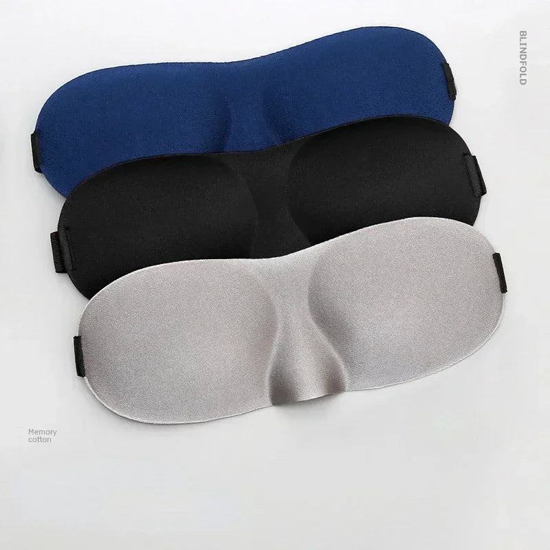 3D Soft Eye Mask - Travel Sleep Aid - Relaxing Cozy Home