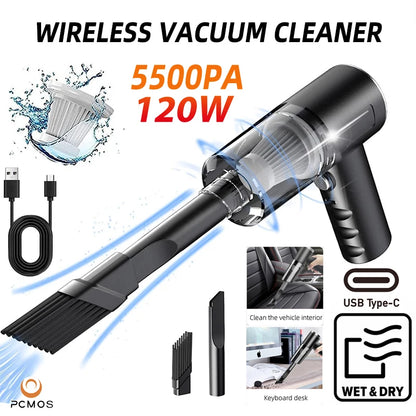 Wireless Vacuum Cleaner 120W - Relaxing Cozy Home