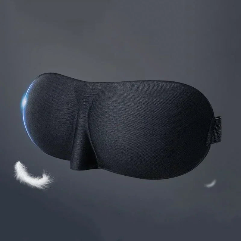 3D Soft Eye Mask - Travel Sleep Aid - Relaxing Cozy Home