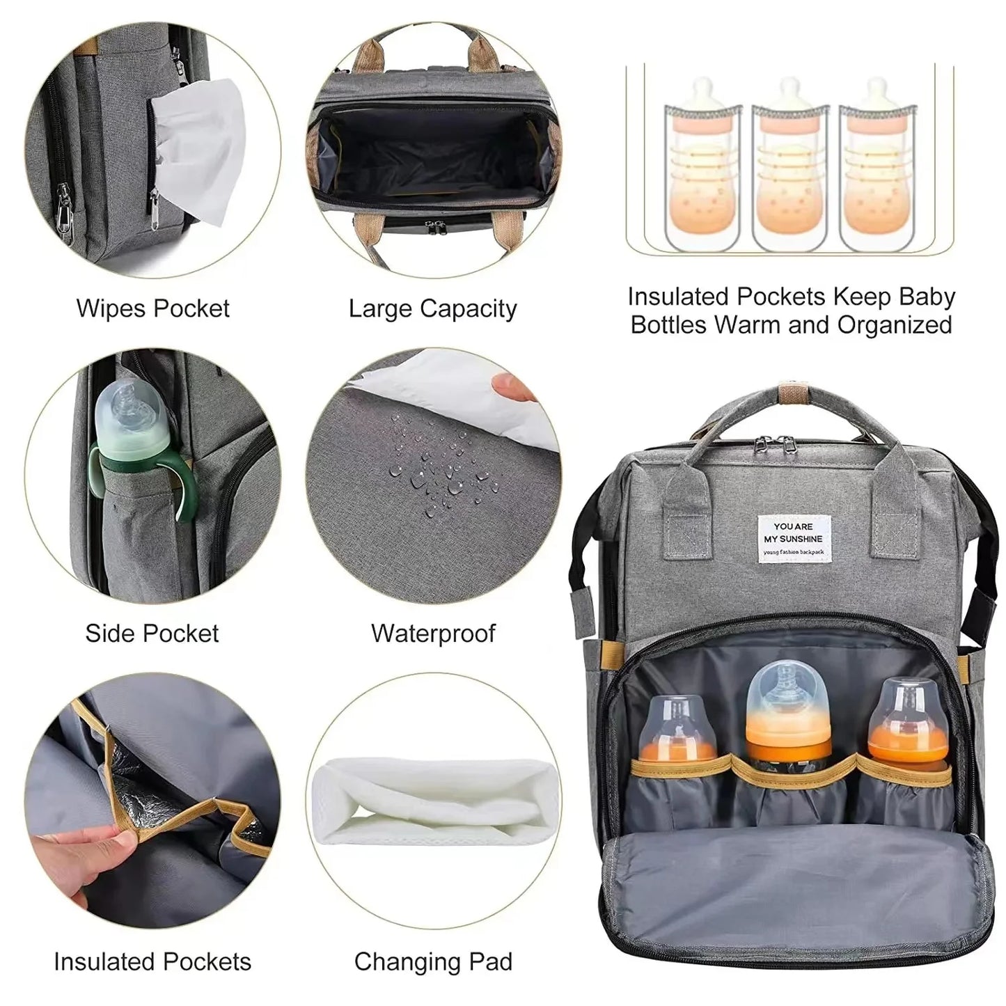 Foldable Diaper Bag Station