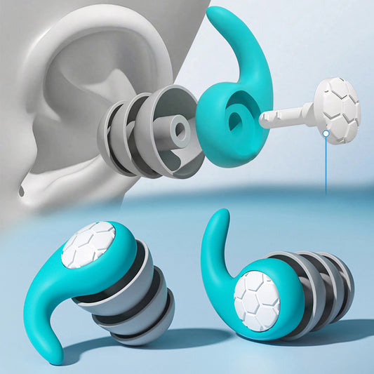 Silicone Noise-Canceling Earplugs - Relaxing Cozy Home