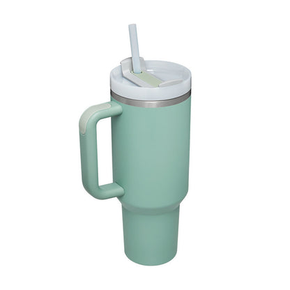 Insulated Tumbler with Handle - Relaxing Cozy Home