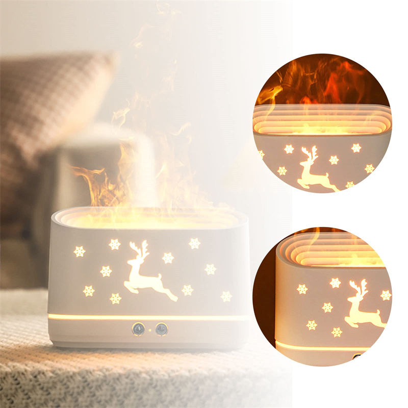 Elk Flame Humidifier Diffuser - Relaxing Cozy Home